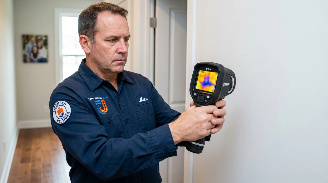 Thermal imaging leak detection by Johns Plumbing LLC in Joseph City